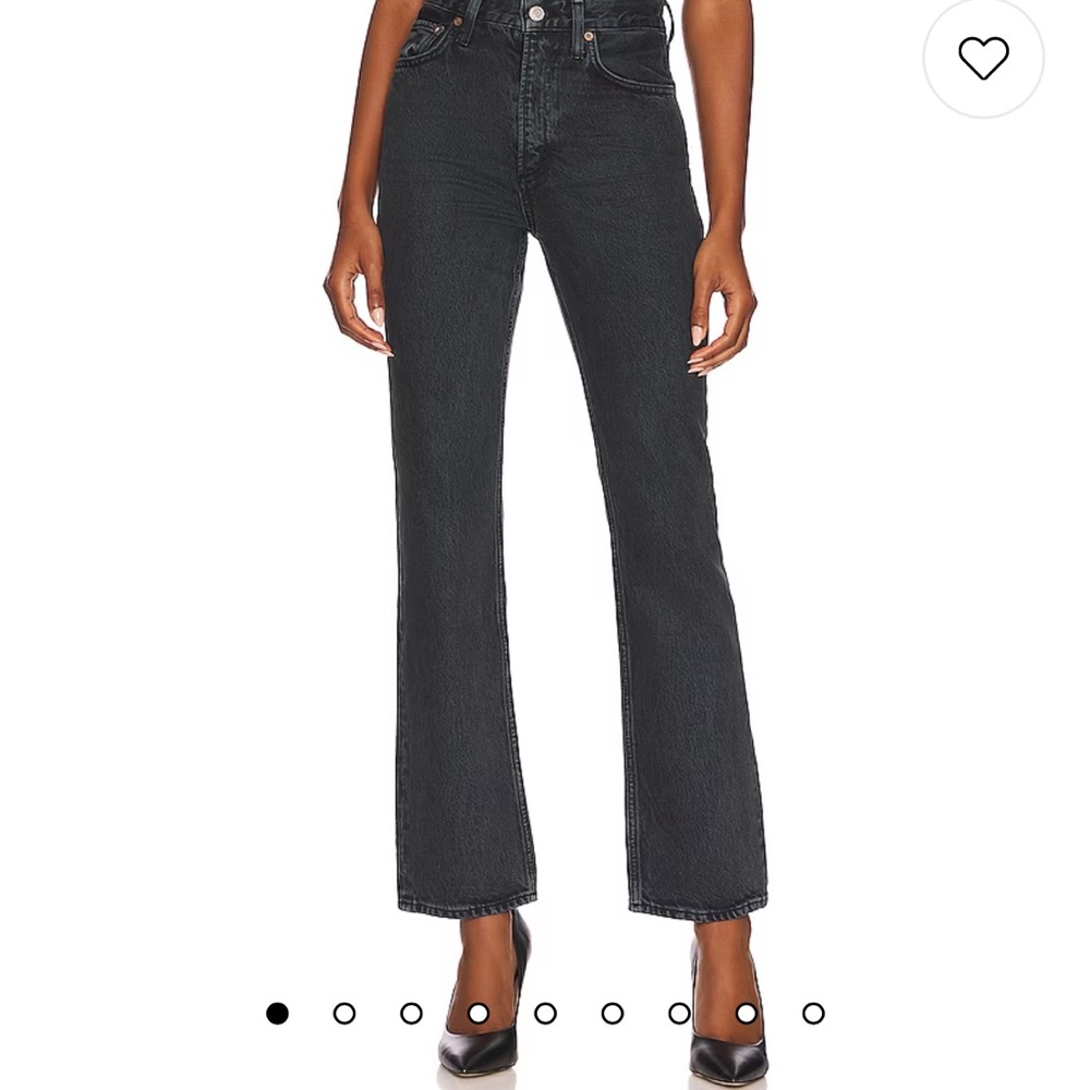 Agolde black vintage boot cut jeans NWT